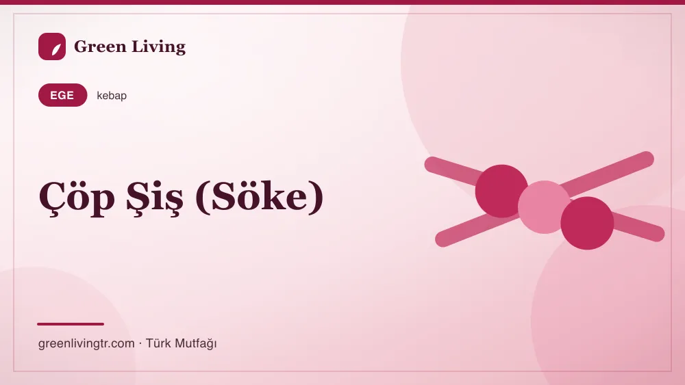 Çöp Şiş (Söke) — Ege mutfağı