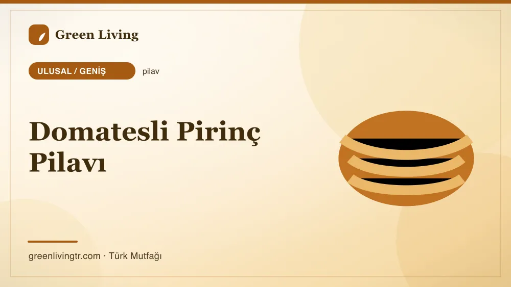Domatesli Pirinç Pilavı — Ulusal / Geniş mutfağı