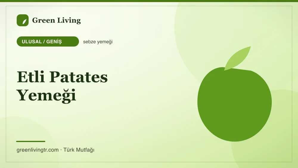 Etli Patates Yemeği — Ulusal / Geniş mutfağı