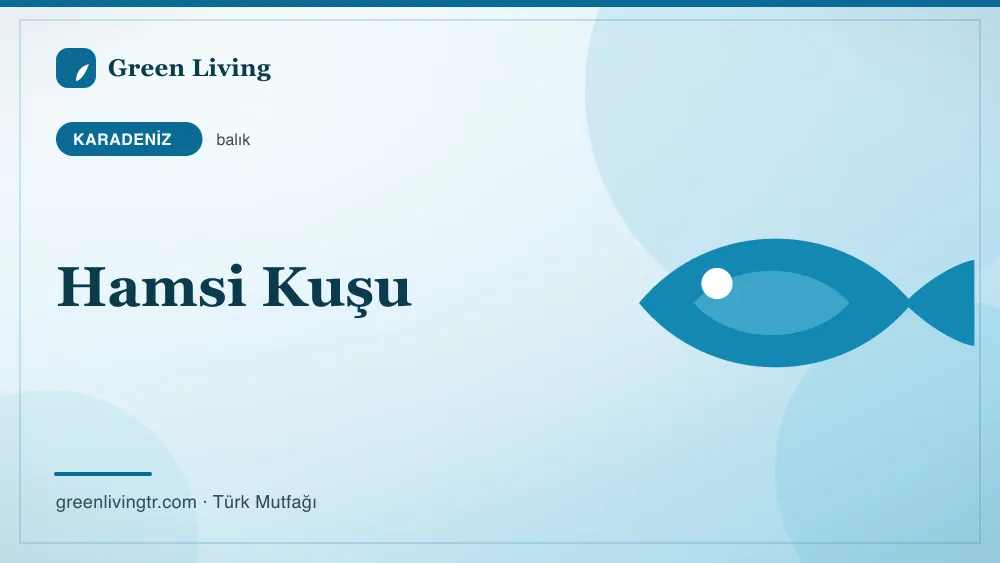 Hamsi Kuşu — Karadeniz mutfağı