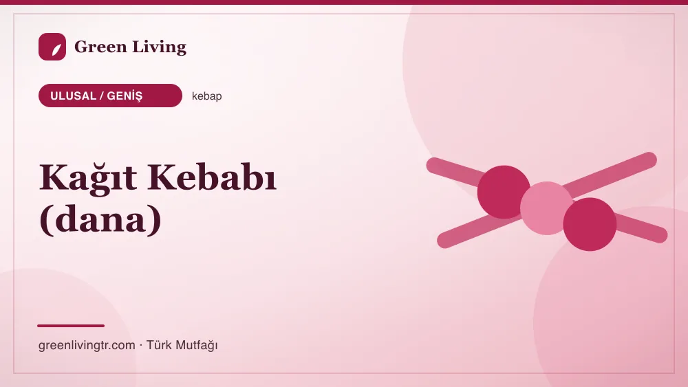 Kağıt Kebabı (dana) — Ulusal / Geniş mutfağı