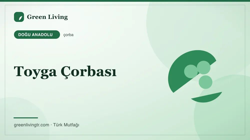 Toyga Çorbası — Doğu Anadolu mutfağı