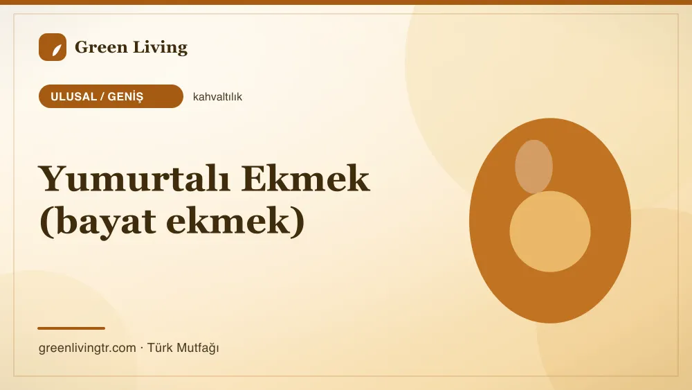 Yumurtalı Ekmek (bayat ekmek) — Ulusal / Geniş mutfağı